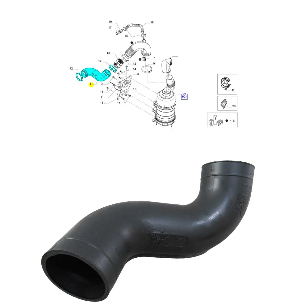 Mangueira da turbina para MAF Biturbo Euro 5 - Imagem 2