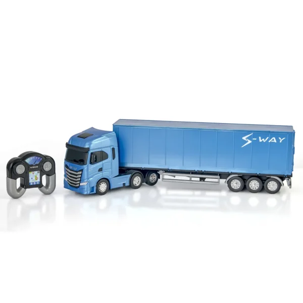 CAMINHÃO IVECO BRINQUEDO MINIATURA BAÚ  S-WAY - CONTROLE REMOTO 698 - Imagem 5