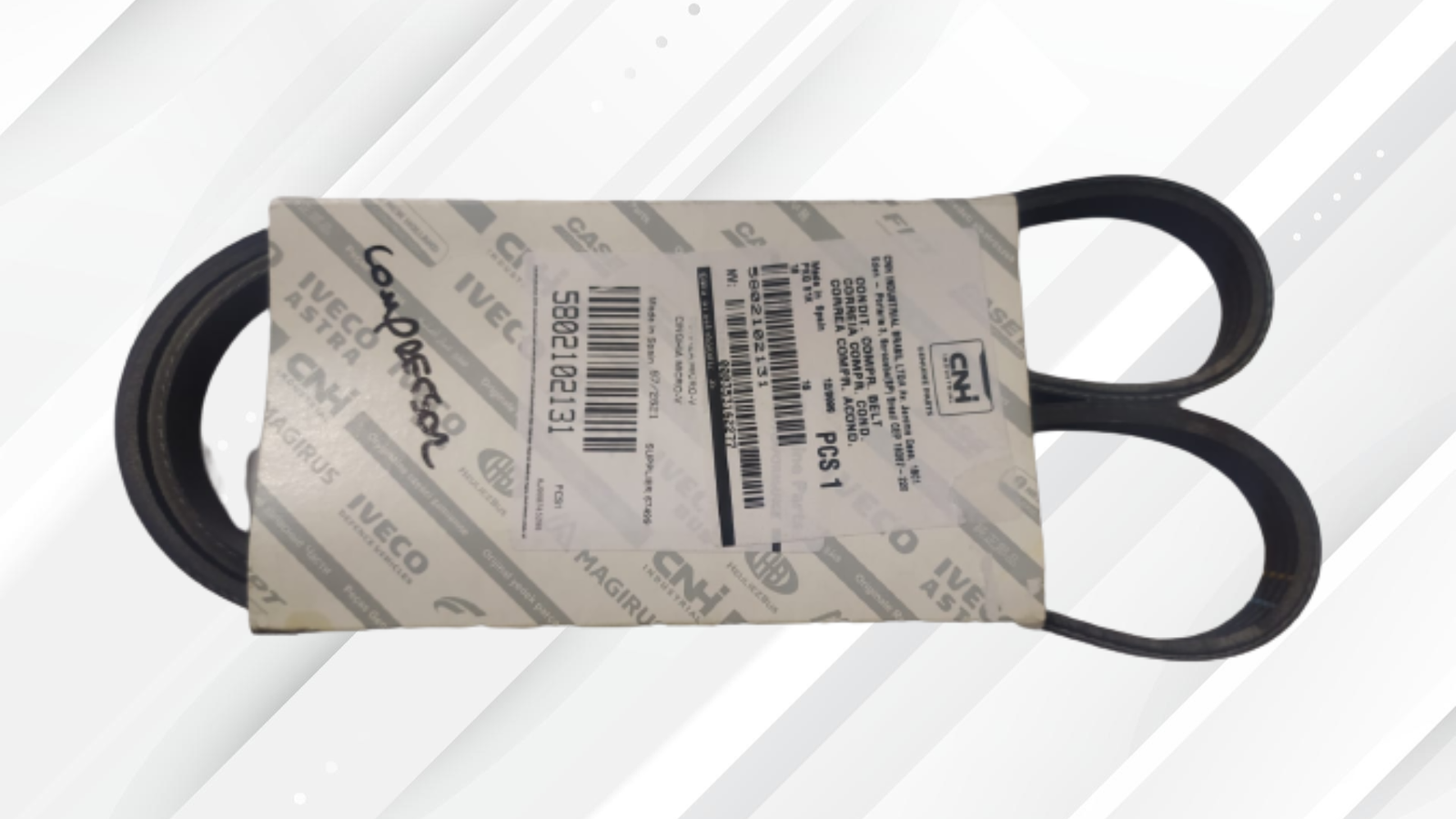 CORREIA DO AR CONDICIONADO 4PK1102 IVECO DAILY 35S14 - ORIGINAL